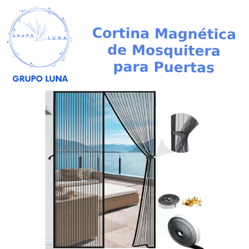 Cortina Magnética de Mosquitera para Puertas