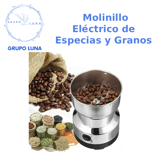 Molinillo Eléctrico de Especias y Granos