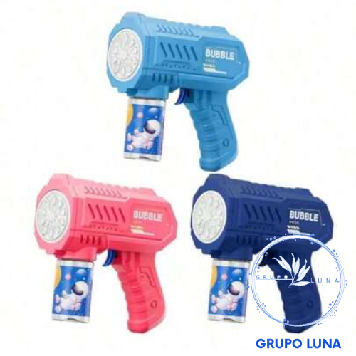 Pistola de Burbujas Bubble Gum