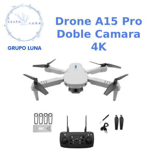 Drone A15 Pro - Doble Camara 4K-