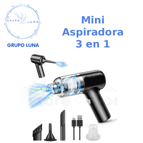 Mini Aspiradora 3 en 1