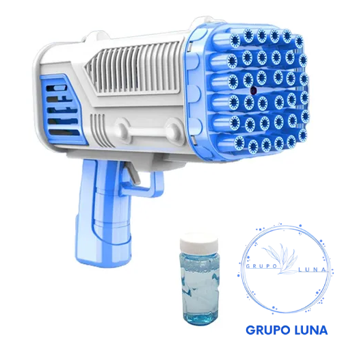 Bazooka de Burbujas Azul - 32 Agujeros
